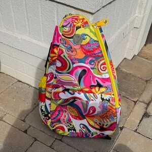 Colorful Paisley Women's Tennis Bag
